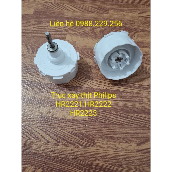 LINH KIỆN MÁY XAY PHILIPS- Trục xay thịt máy xay Philips HR2221 HR2222 HR2223