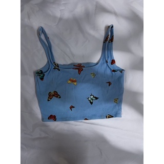 Áo thun crop top f21