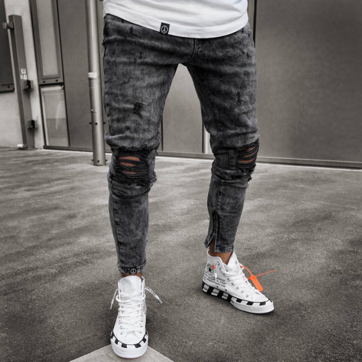 Quần jeans rách xẻ chân Mã: ND1532