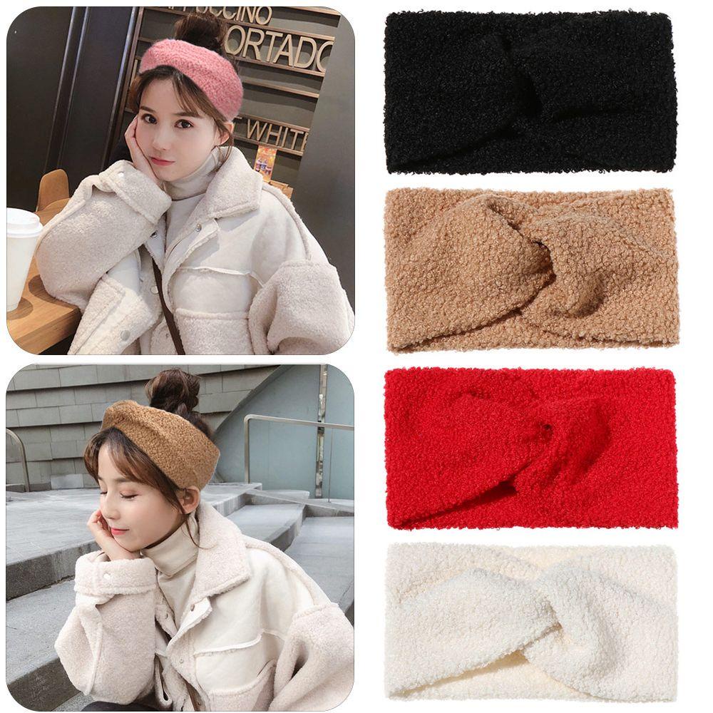 Băng Đô Vải Cashmere Co Giãn Thời Trang Thu Đông Cho Nữ