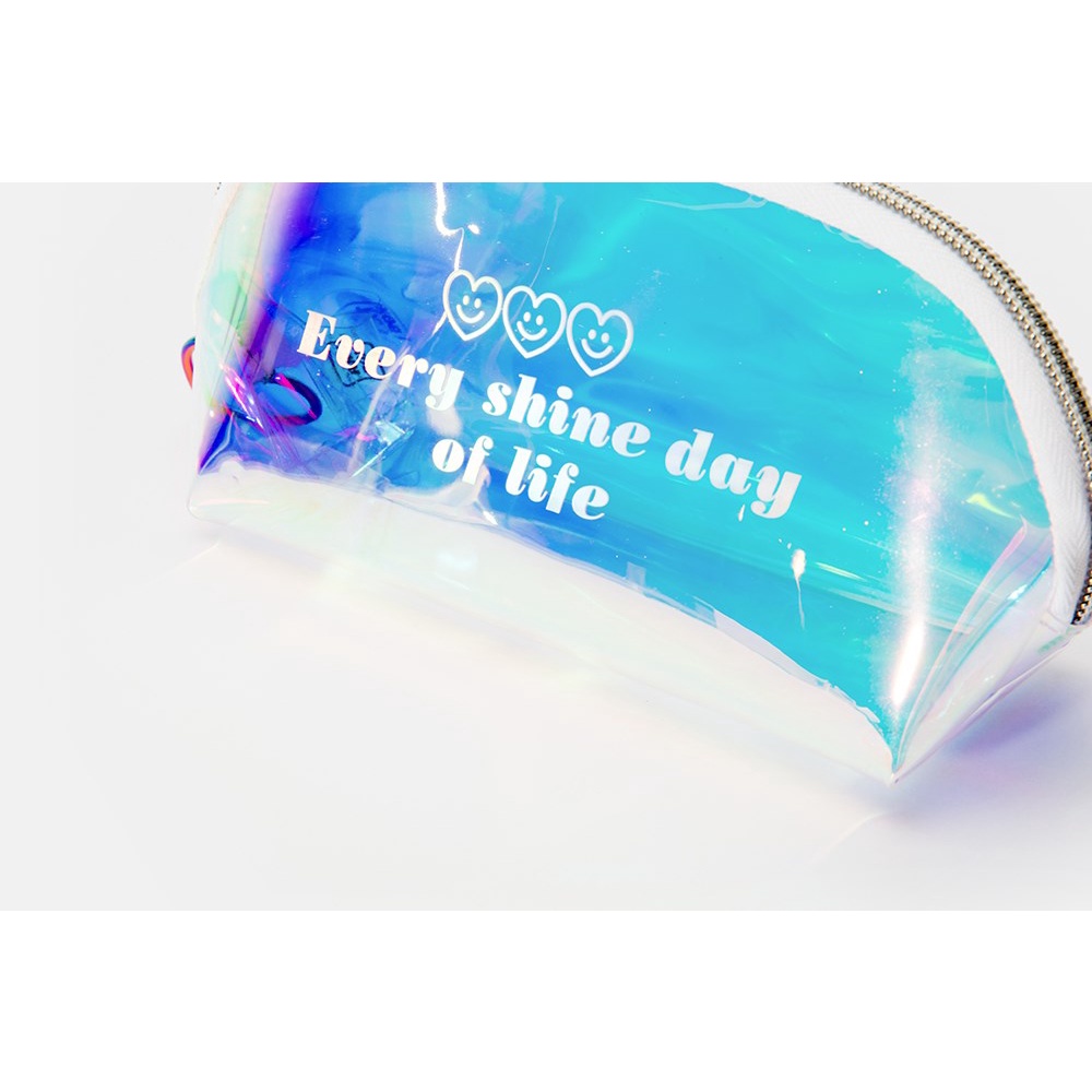 Túi Đựng Bút ARTBOX Hàn Quốc Họa Tiết Hologram Móc Khóa Trái Tim