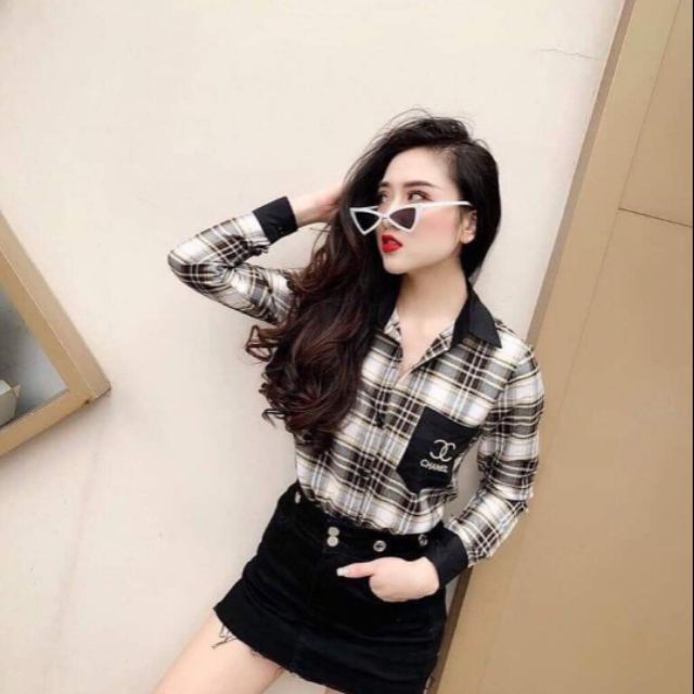 áo sơ mi chất kate
