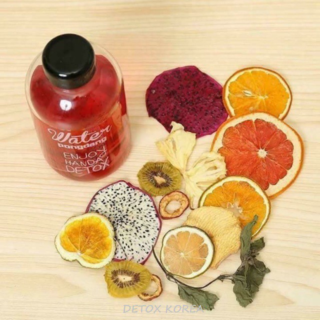 Set 50 gói FULL VIP detox Robimart giảm cân, đẹp dáng -Tặng kèm bình nhựa 1l, túi vải, hộp