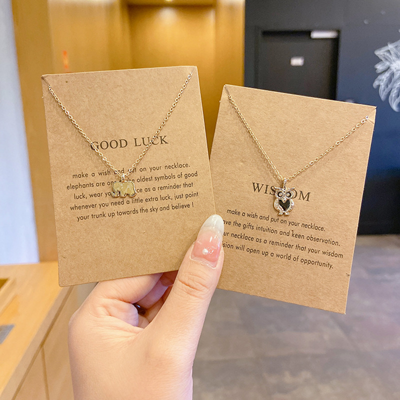 Dây chuyền nhiều họa tiết cá tính phong cách Hàn Quốc cho nữ