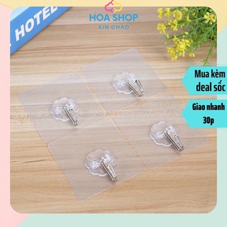 Combo 20 móc dán tường chịu lực 6x6cm