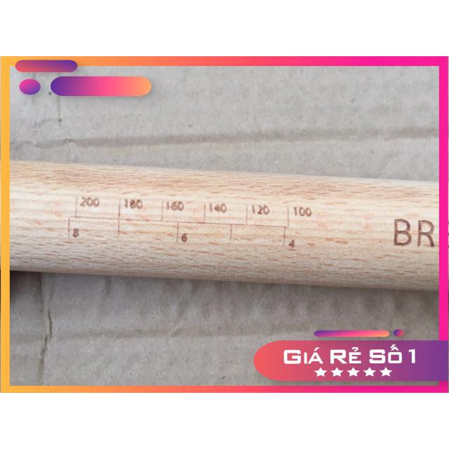 Cán Lăn Bột Gỗ 30cm Breadleaf