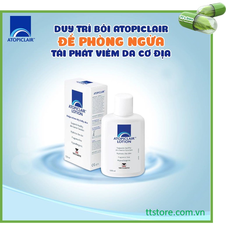Atopiclair cream 40ml -  Lotion 120ml - Dưỡng ẩm da [Atopiclar]