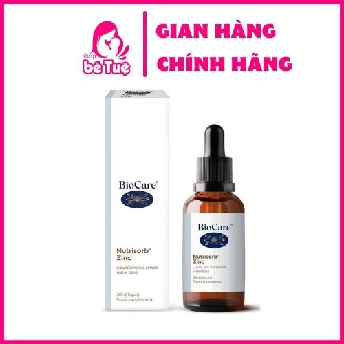 Kẽm nước dạng giọt Liquid Zinc plus BioCare ( Kẽm Nước UK )