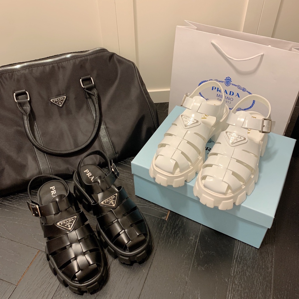 22ss Giày Cao Su Nữ Xốp Không Hộp