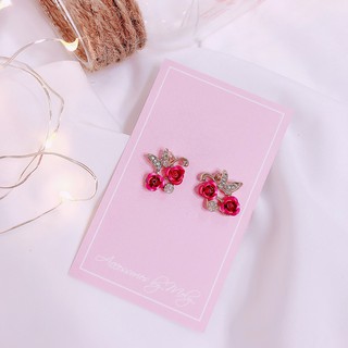 BÔNG TAI HOA HỒNG - MELY 799