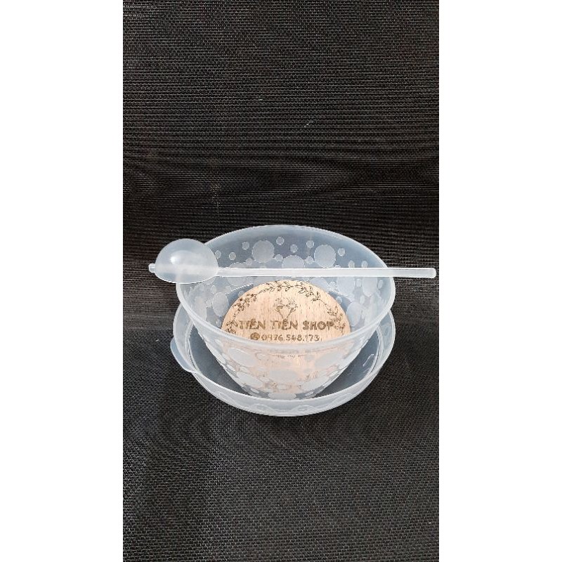 Bát ngâm rượu nóng, lạnh kèm muỗng