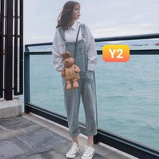Quần yếm jeans