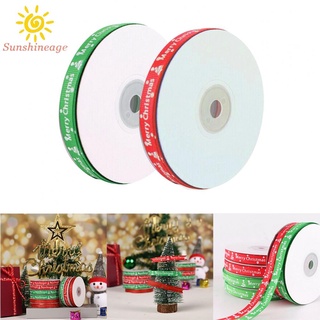Ribbon Happy 10mm Merry Ribbons Wrapping 25Yards Accessories Christmas