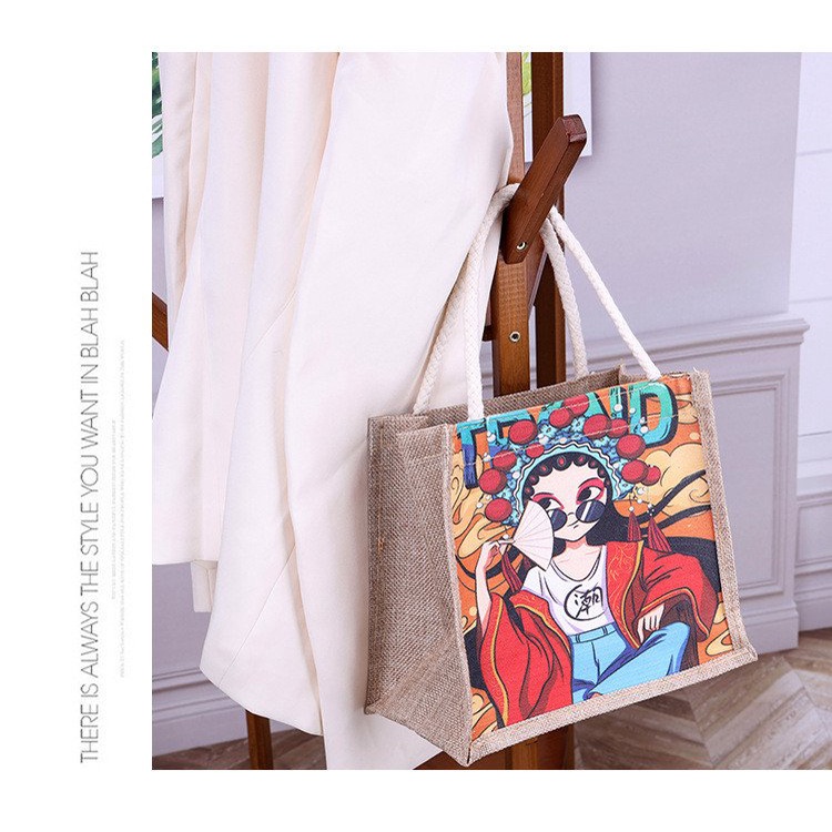 Túi cói túi tote mini đi biển nữ đẹp đi chơi thời trang dễ thương cute phong cách vintage