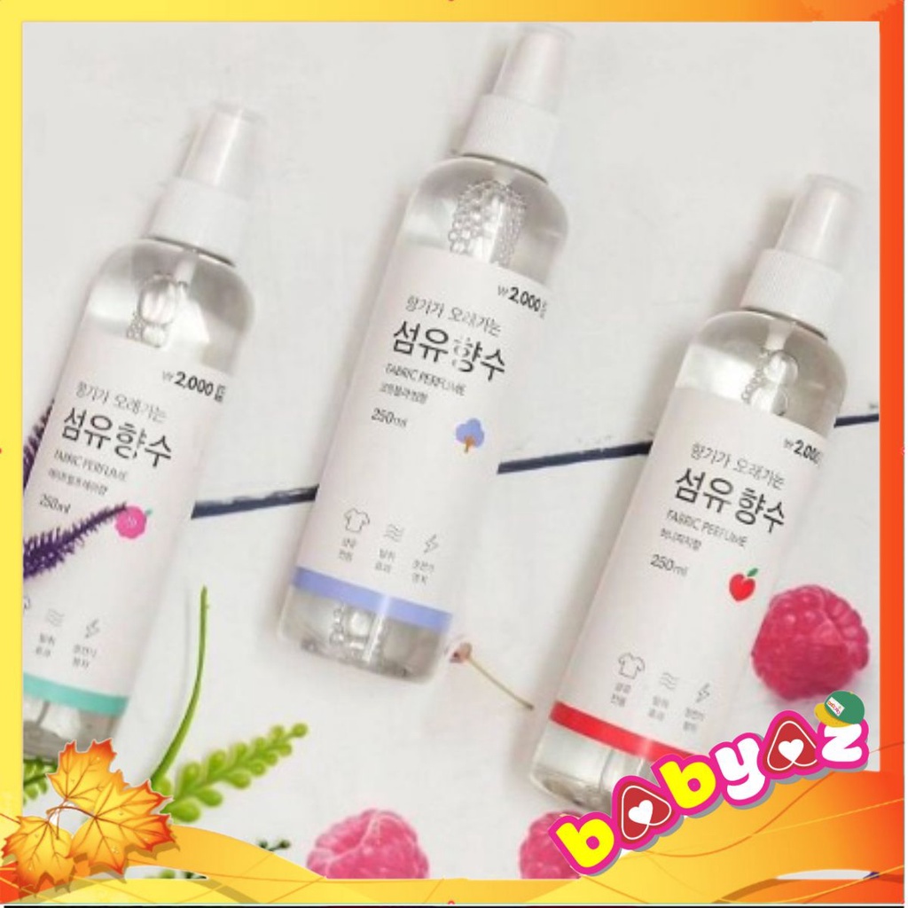 Xịt Thơm Quần Áo Fabric Perfume Chai Dung Tích 250ml KOREA