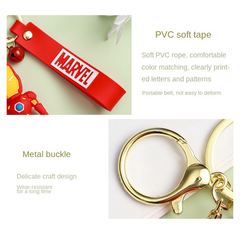 Mới Móc Chìa Khóa Hình Nhân Vật Iron Man Đáng Yêu