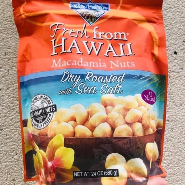 HẠT MACCA HAWAII CAO CẤP MỸ 680g