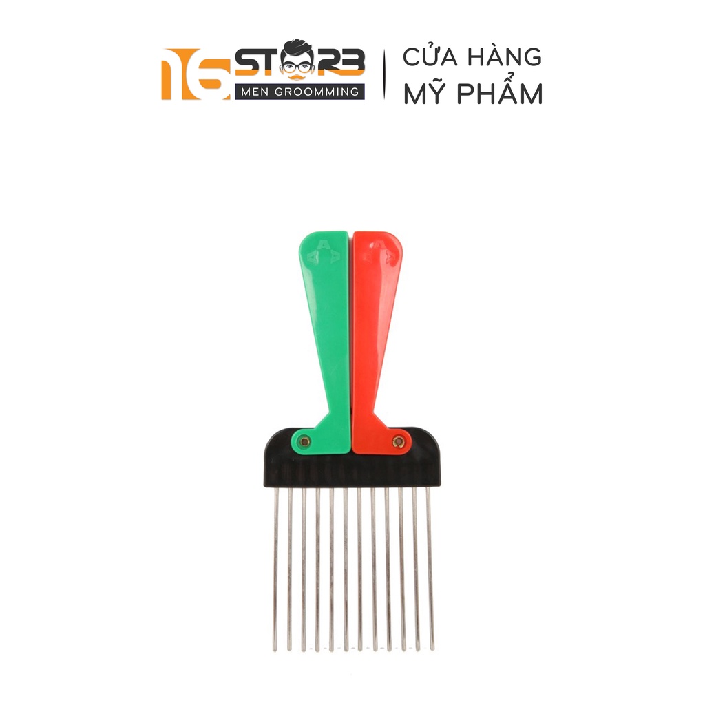 Lược Xỉa Tạo Phồng & Chải Pomade Cao Cấp Afro Pick Gấp Gọn