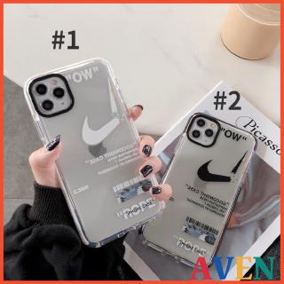 Ốp Điện Thoại Silicone Mềm Trong Suốt Dày Dặn Viền Đen In Hình Móc Gãy Cho Apple iPhone 7 11ProMax Xr MAX 🌟Avx