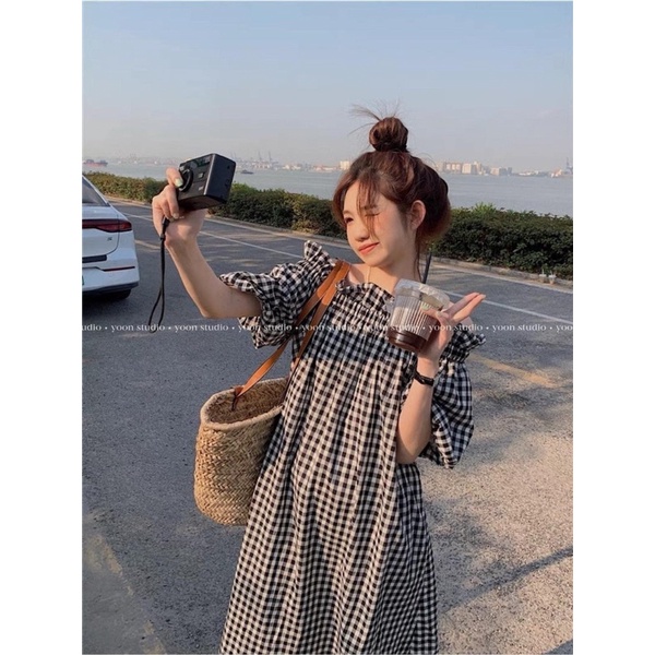 Váy đầm maxi kẻ🌸