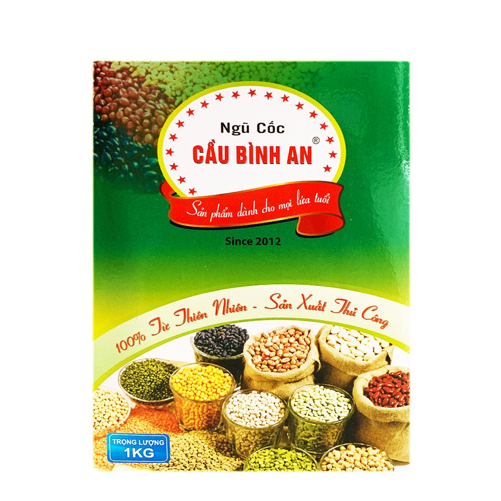 Ngũ Cốc Lợi Sữa Cầu Bình An Hộp 1Kg ( Ngũ Cốc Tăng Cân Lợi Sữa, Giảm Cân Lợi Sữa Và Lợi Sữa Dinh Dưỡng )