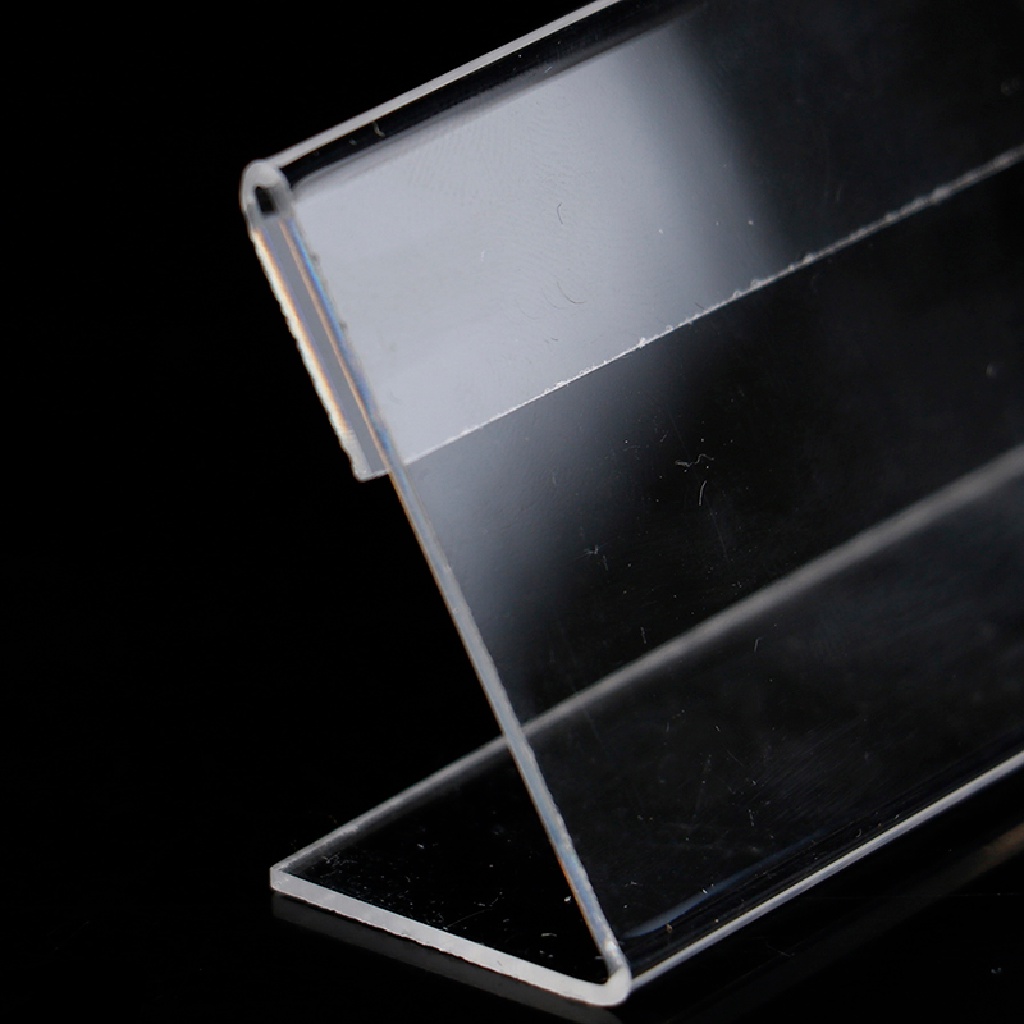 Bộ 5 Khung Gắn Thẻ Ghi Giá Tiền Bằng Acrylic Tiện Dụng