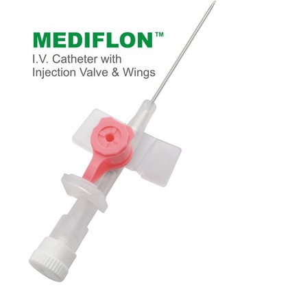 Kim luồn tĩnh mạch kim catheter tiêm truyền dịch Medikit Mediflon Ấn Độ size số 16G 18g 20g 22g 24g
