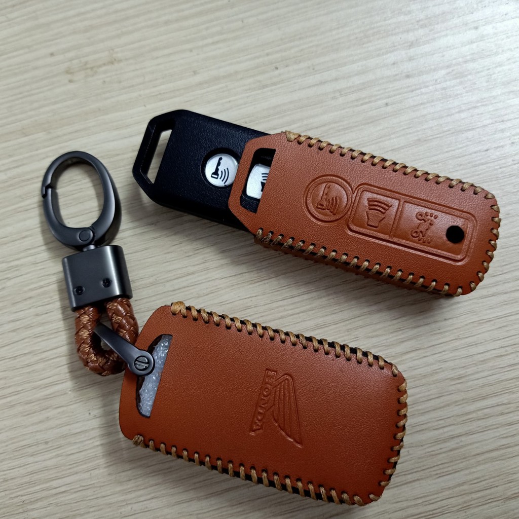 Bọc da chìa khóa Smart key Honda Sh, Sh mode Vision Airblade Vario Lead