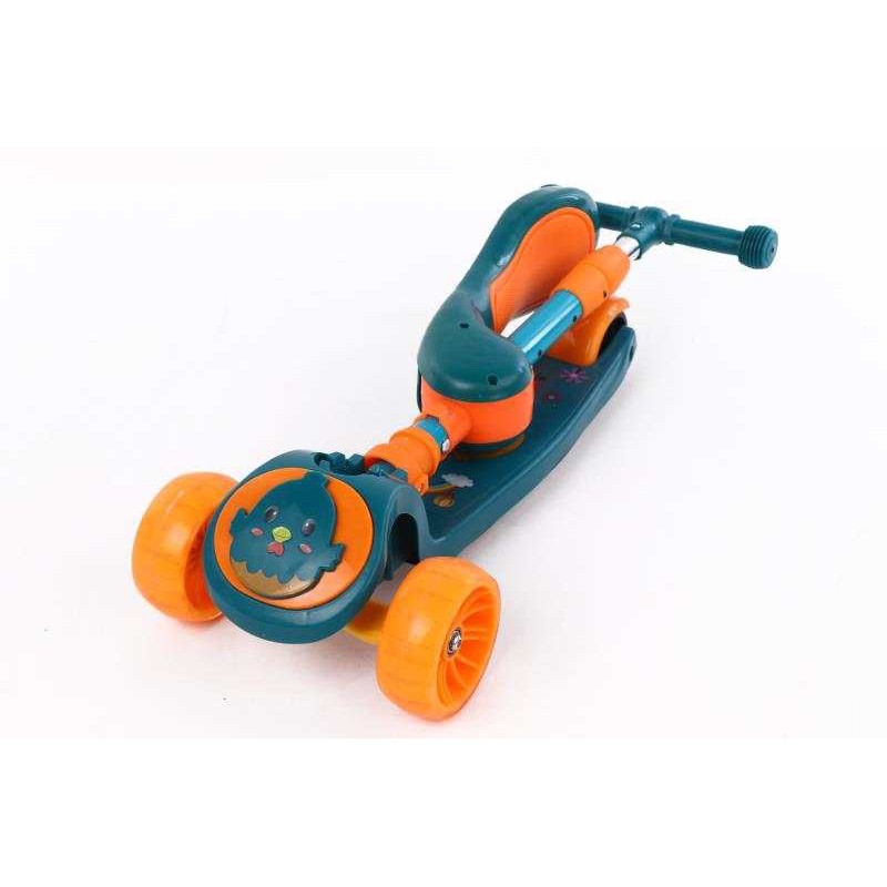 Xe trượt scooter 💥Cao Cấp 💥 đa năng phát sáng cho bé từ 2 đến 8 tuổi - Xe thăng bằng có nhạc, ghế nhún cho trẻ DC009