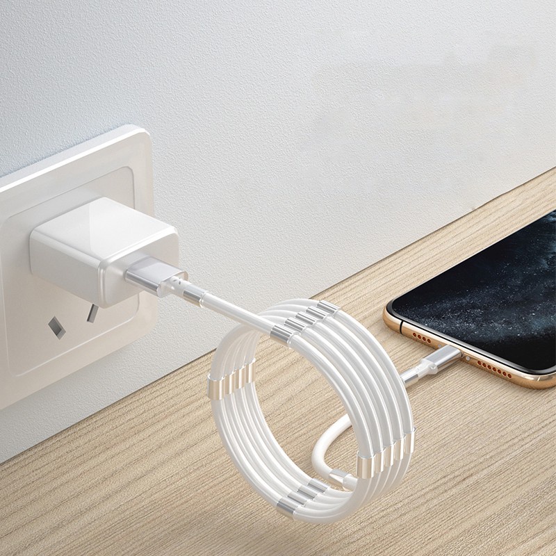 Cáp sạc hít nam châm huỳnh quang chống rối SuperCalla 1M