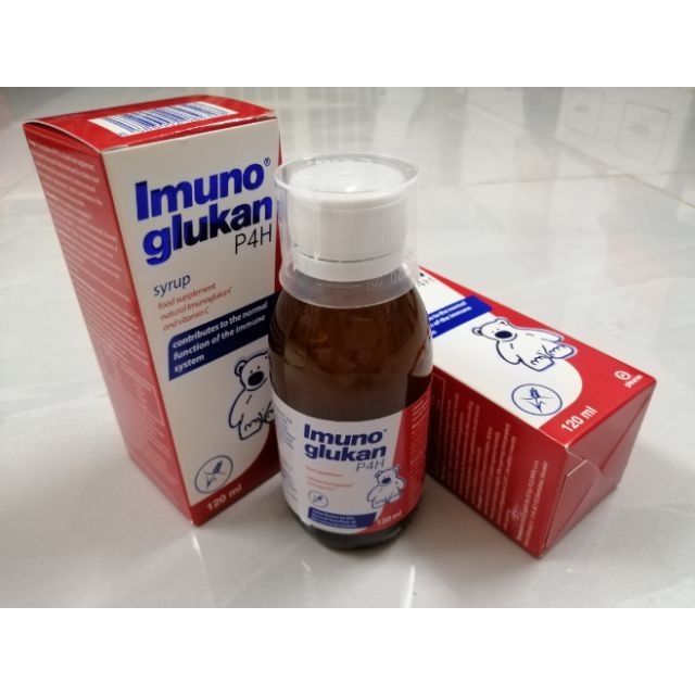 Siro Tăng Cường Miễn Dịch Cho Bé Imunoglukan P4H 120ml