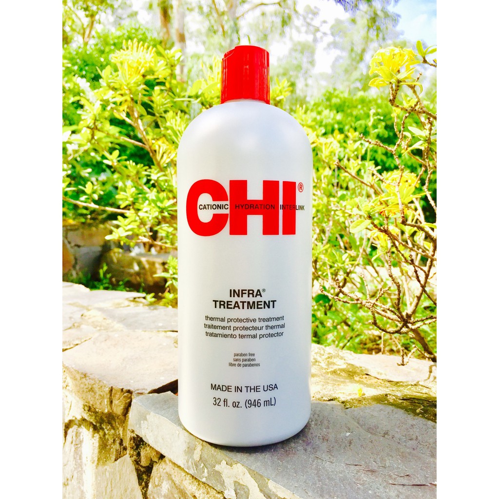 #chi_usa_chính_hãng_100% Dầu xả dưỡng tóc CHI Infra Treatment phục hồi tóc khô và hư tổn 946ml