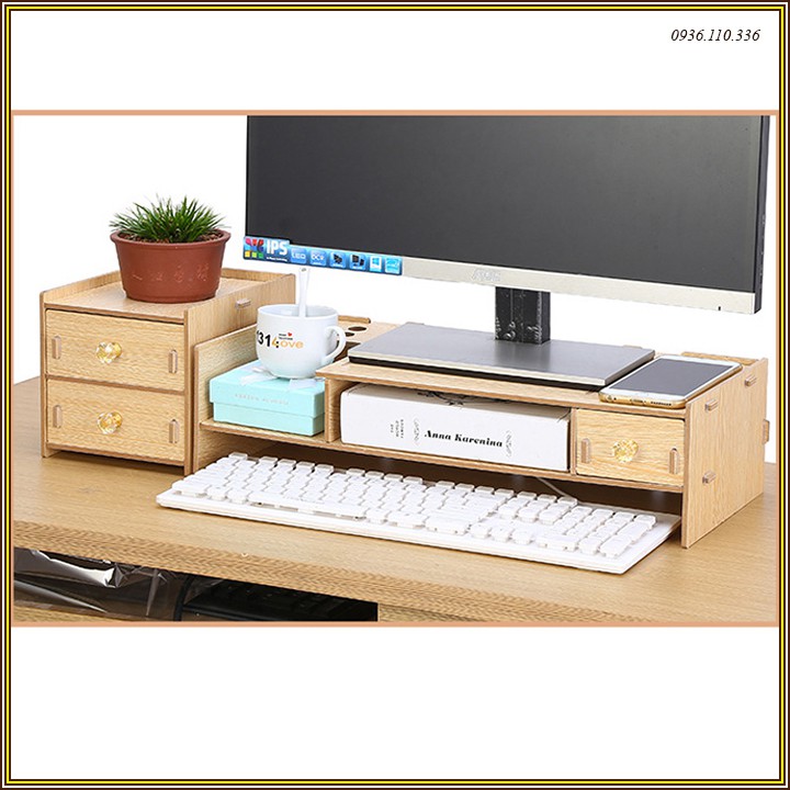 Kệ gỗ màn hình- RE0065