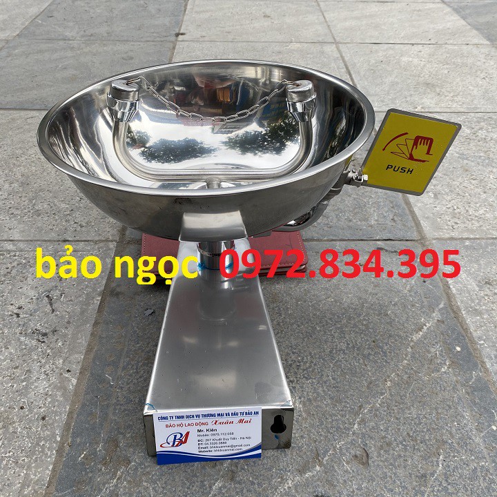 Bộ Bồn Rửa Mắt Khẩn Cấp Gắn Tường (đầy đủ phụ kiện lắp đặt)