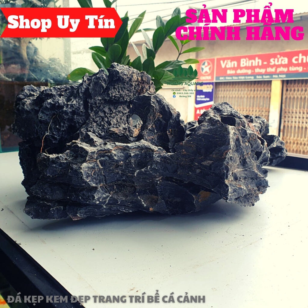 Đá Kẹp Kem Đẹp - Đá Trang Trí Bể Cá Cảnh, Bể Thủy Sinh