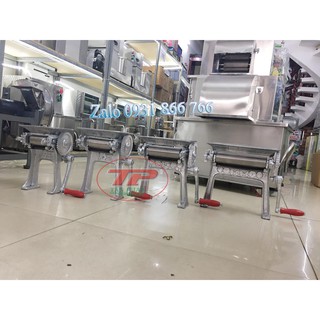 Máy cán khô mực, máy làm mềm khô mực nướng trục bọc inox