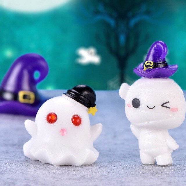 C104-Charm slime/ Dụng Cụ Trang Trí Mô Hình Họa Tiết Halloween