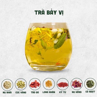 Trà Hoa Thất Vị Hộp 30 gói + tặng kèm bình thuỷ tinh My Bottle
