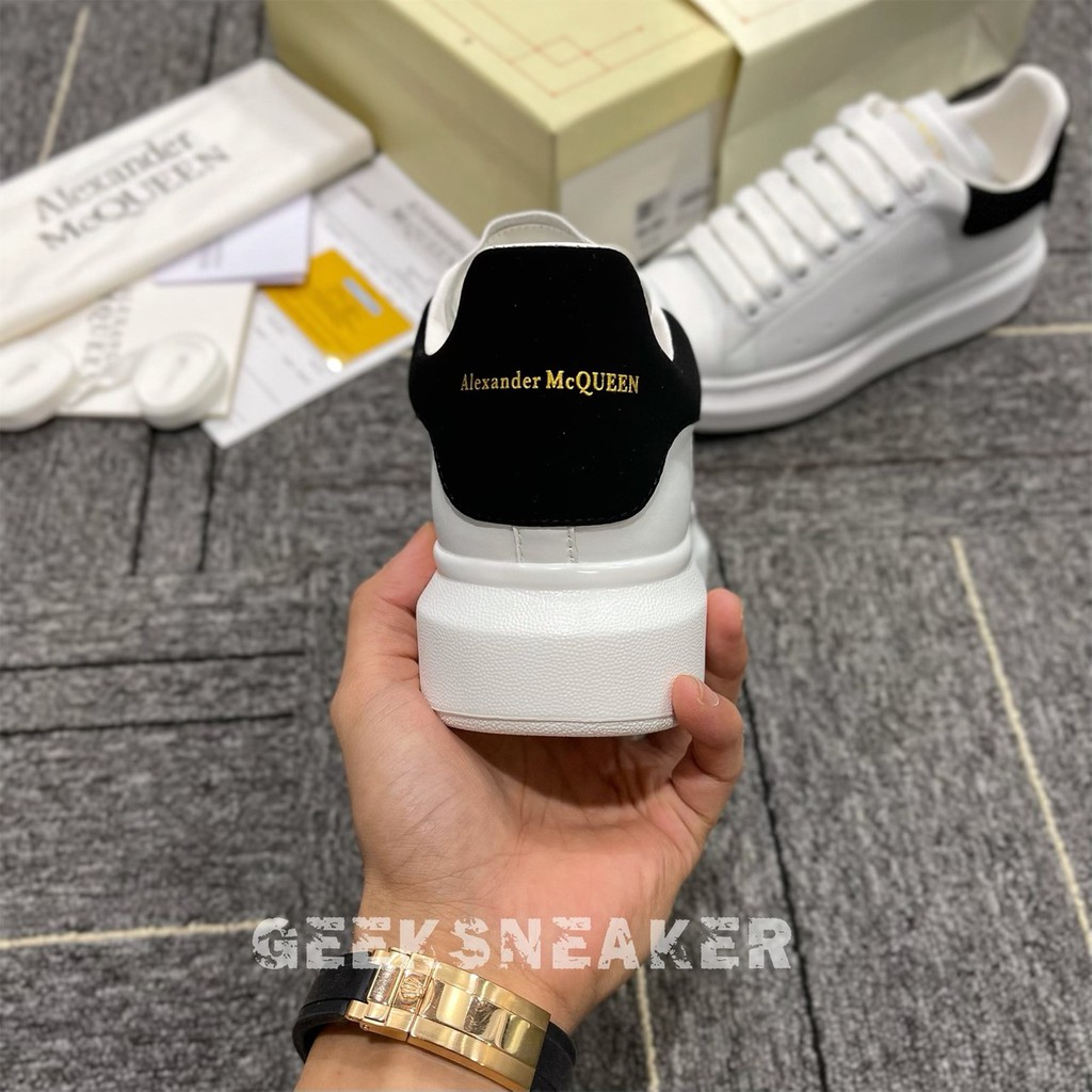 [GeekSneaker] Giày McQueen * Gót Nhung *  Full box + Phụ Kiện  🔥 Phiên Bản Tiêu Chuẩn “Mc Queen 2020”