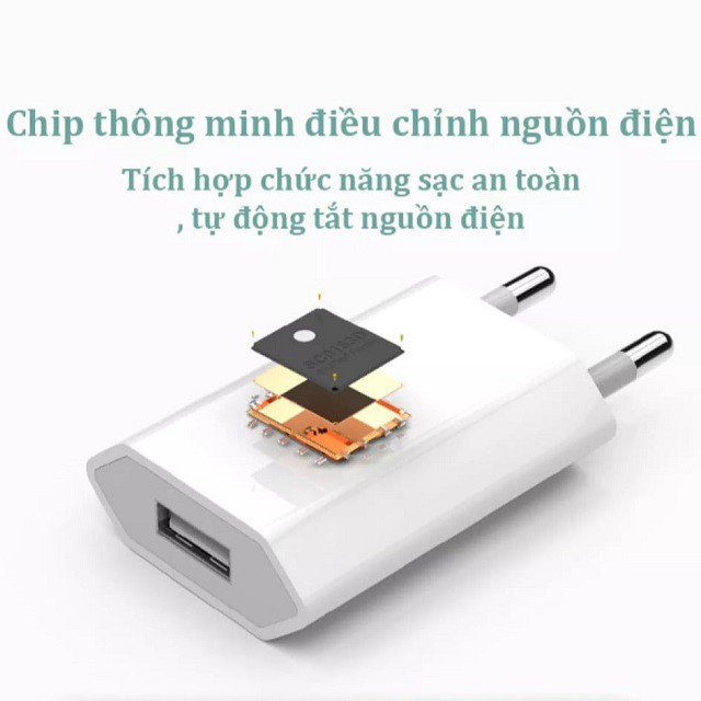 củ sạc iphone 5, 6, 7, 8, X, 11 cóc sạc dài không kén máy, không báo lỗi, không loạn cảm ứng