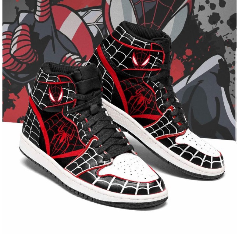 GIÀY JD1 CUSTOM SPIDER MAN NAM NỮ HÀNG 1:1 FULL BOX TẶNG TẤT + MÓC KHÓA GIÀY