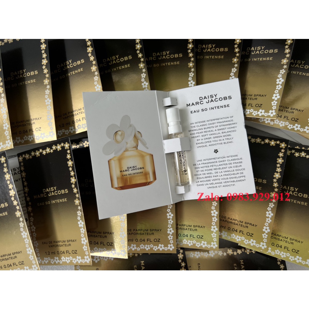 Mẫu thử Vial nước hoa Nữ Marc Jacobs Daisy Eau So Intense