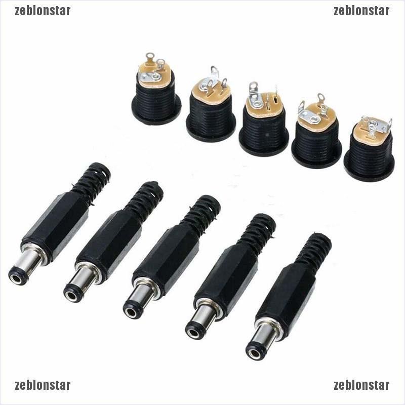 Bộ 10 Cặp Phích Cắm + Đầu Nối DC 12V 3A Chuyên Dụng