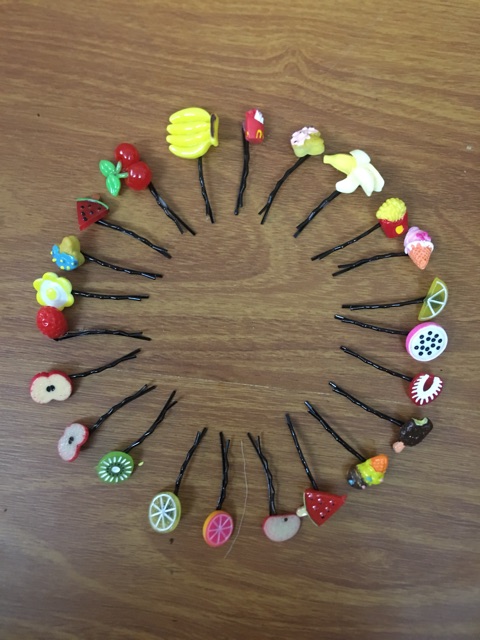 Kẹp tóc hoa quả