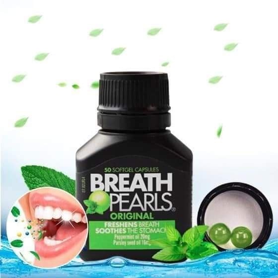 VIÊN UỐNG THƠM MIỆNG BREATH PEARLS BẠC HÀ