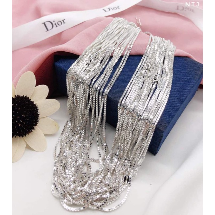 DÂY CHUYỀN HỘP VUÔNG BẠC 925