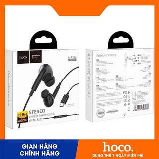 Tai Nghe Hoco M1 Pro Jack Type C Hỗ Trợ Đàm Thoại, Giảm Tiếng Ồn Chính Hãng