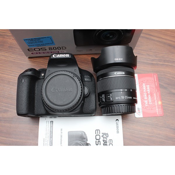 Máy ảnh Canon 800D kèm kit 18-55 STM, mới 99%