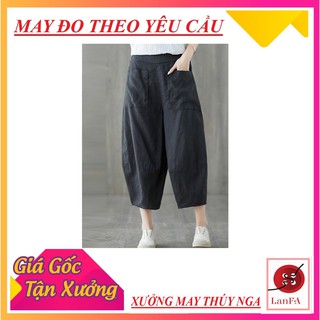Quần nữ ống rộng thiết kế phong cách alibaba 00124💟