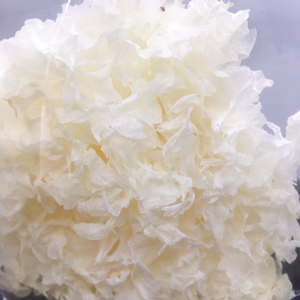 Nấm tuyết bông O.ZAT - bán theo bông - nấu chè - chè dưỡng nhan tốt cho dạ dạy người bị táo bón